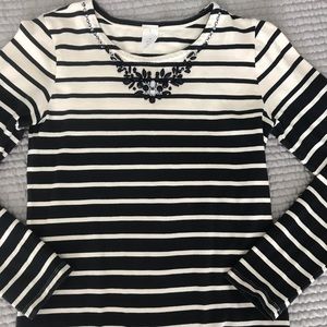 Crewcuts Navy striped Top